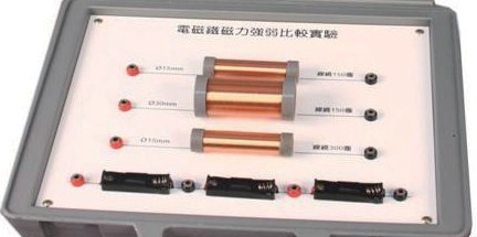 電磁鐵線圈和磁力大小比較器