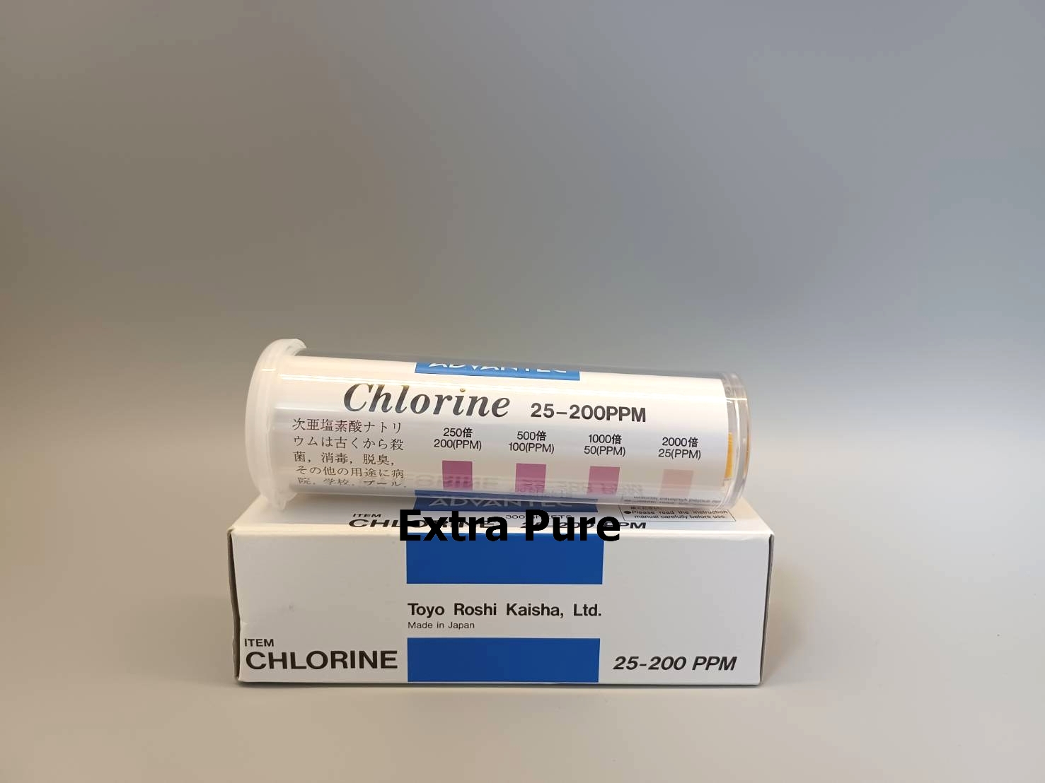餘氯試紙(300張/盒) 25-200PPM