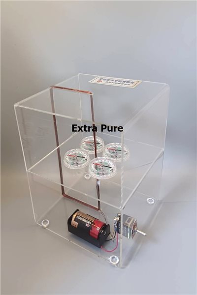 電會產生磁的示範實驗器/安培右手定律實驗器