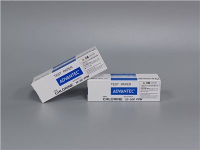 餘氯試紙(300張/盒) 10~50ppm