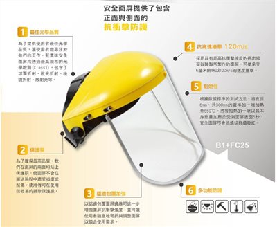 安全面罩(全面式)